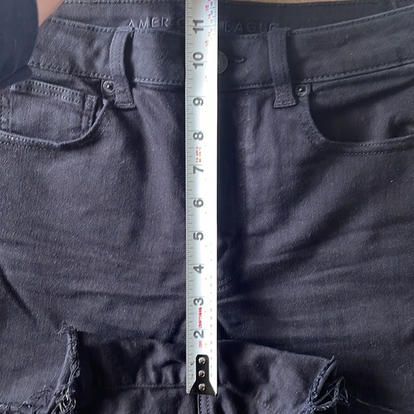 American Eagle Super High Rise Shorts - Black - Picture 9 of 9